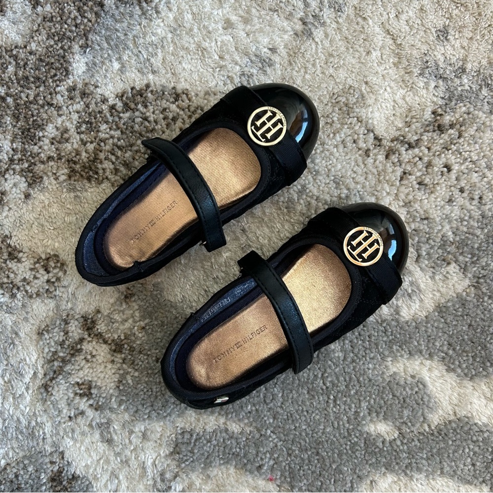 Tommy Hilfiger Black Kids Shoes